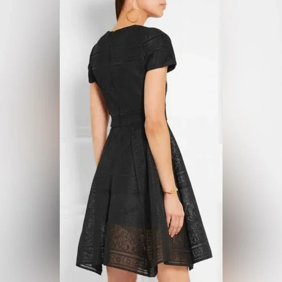 Maje Rafael Black Lace Dress - Picture 2 of 8